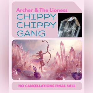 Live listing for Chippy Chippy Gang ** read description** sales final